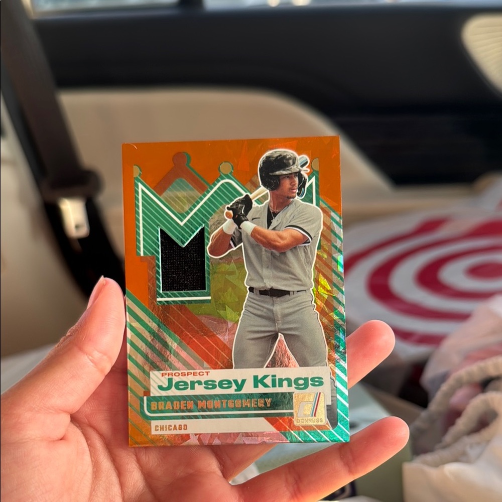 Target Orange and Green Jersey Kings Card Holder